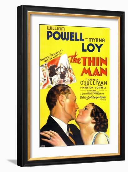 The Thin Man, 1934-null-Framed Art Print