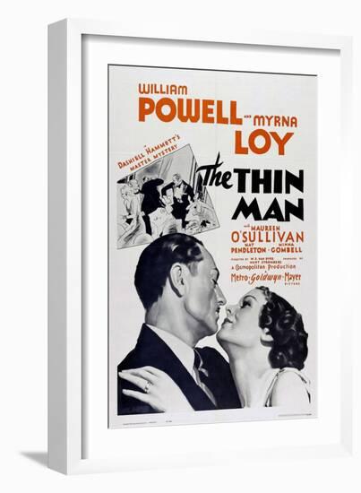 The Thin Man, 1934-null-Framed Giclee Print