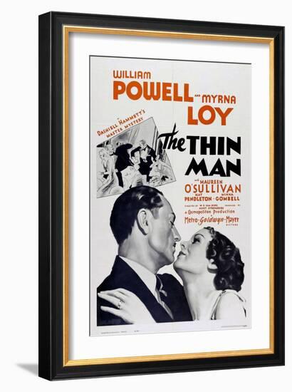 The Thin Man, 1934-null-Framed Giclee Print