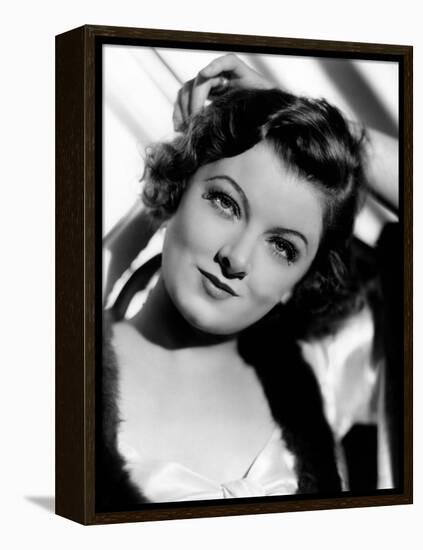 The Thin Man, Myrna Loy, 1934-null-Framed Stretched Canvas