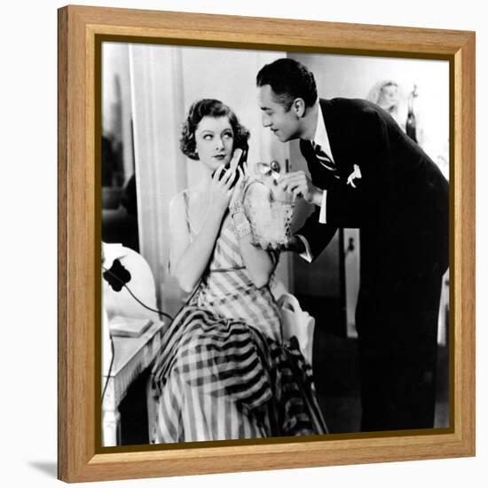 The Thin Man, Myrna Loy, William Powell, 1934-null-Framed Stretched Canvas