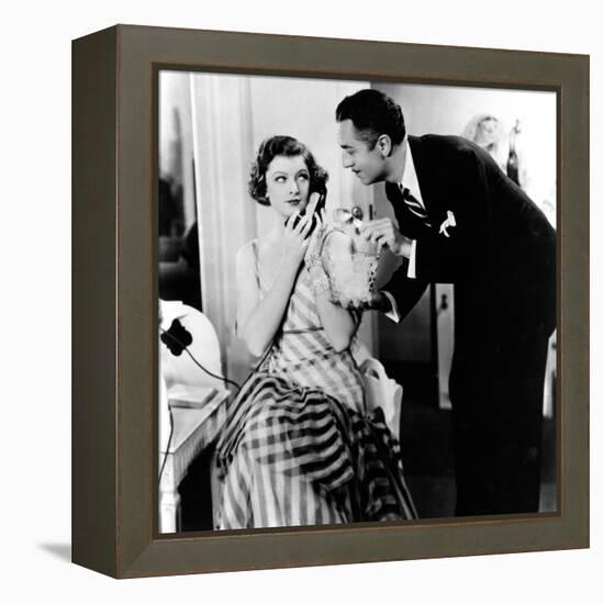 The Thin Man, Myrna Loy, William Powell, 1934-null-Framed Stretched Canvas