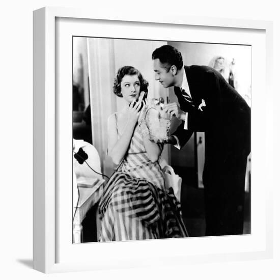 The Thin Man, Myrna Loy, William Powell, 1934-null-Framed Photo