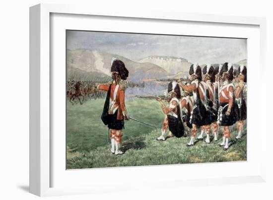 The Thin Red Line, 1854-Richard Simkin-Framed Giclee Print