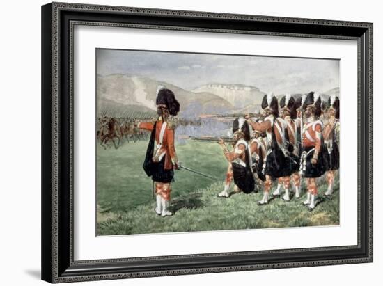 The Thin Red Line, 1854-Richard Simkin-Framed Giclee Print