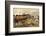 The "Thin Red Line" of the 93rd Highlanders Repel the Russian Cavalry-null-Framed Photographic Print