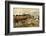 The "Thin Red Line" of the 93rd Highlanders Repel the Russian Cavalry-null-Framed Photographic Print