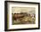 The "Thin Red Line" of the 93rd Highlanders Repel the Russian Cavalry-null-Framed Photographic Print