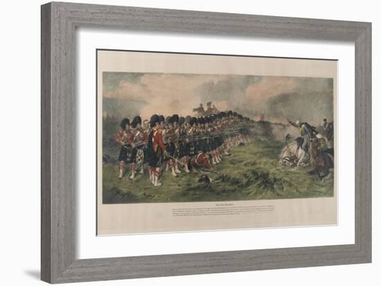 The Thin Red Line, Published 1883-Robert Gibb-Framed Giclee Print