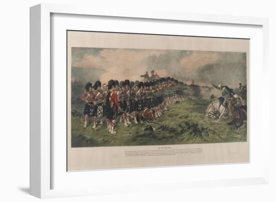 The Thin Red Line, Published 1883-Robert Gibb-Framed Giclee Print