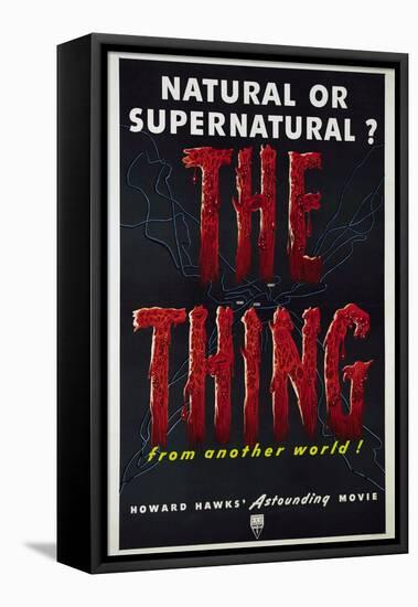 The Thing (aka the Thing From Another World), 1951-null-Framed Stretched Canvas