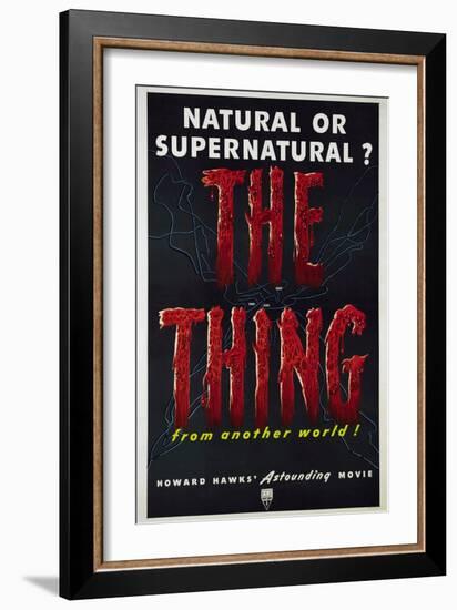 The Thing (aka the Thing From Another World), 1951-null-Framed Art Print