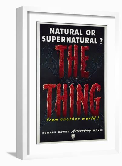 The Thing (aka the Thing From Another World), 1951-null-Framed Art Print