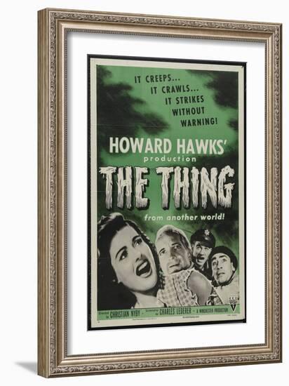 The Thing From Another World, 1951, Directed by Howard Hawks-null-Framed Giclee Print