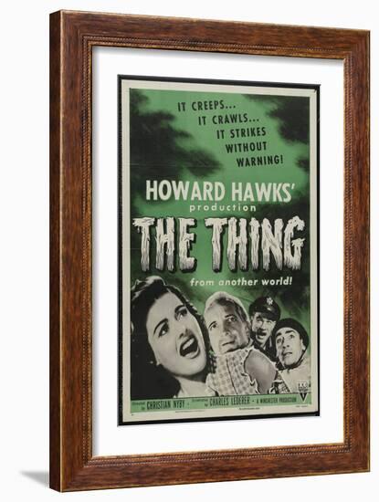 The Thing From Another World, 1951, Directed by Howard Hawks-null-Framed Giclee Print