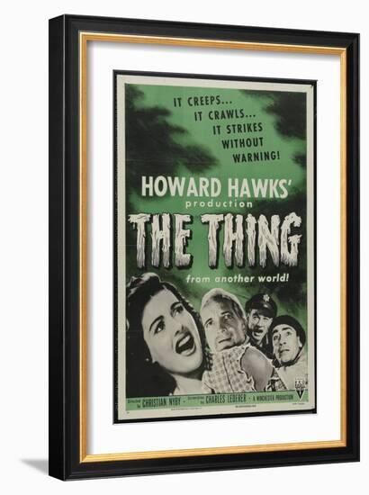 The Thing From Another World, 1951, Directed by Howard Hawks-null-Framed Giclee Print