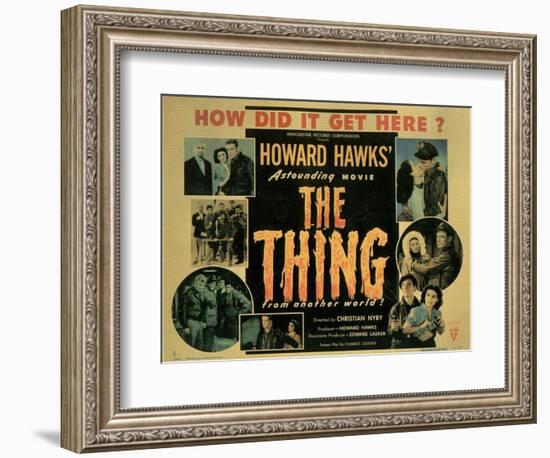 The Thing from Another World, 1951-null-Framed Premium Giclee Print