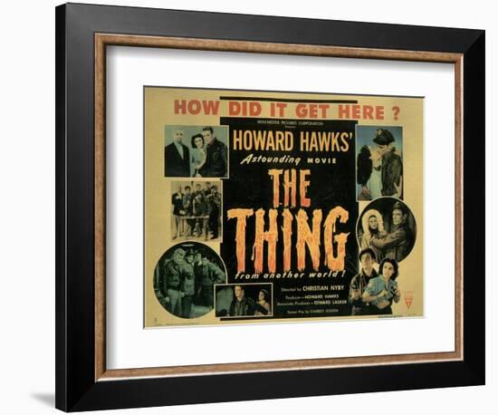 The Thing from Another World, 1951-null-Framed Premium Giclee Print