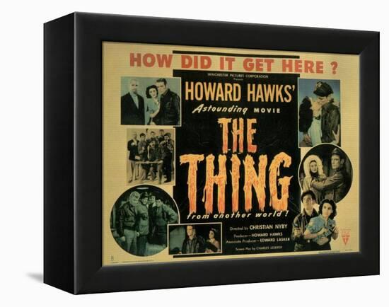 The Thing from Another World, 1951-null-Framed Stretched Canvas