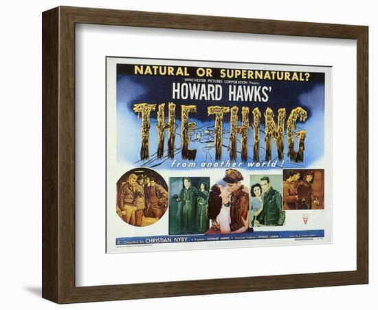 The Thing from Another World, 1951-null-Framed Premium Giclee Print