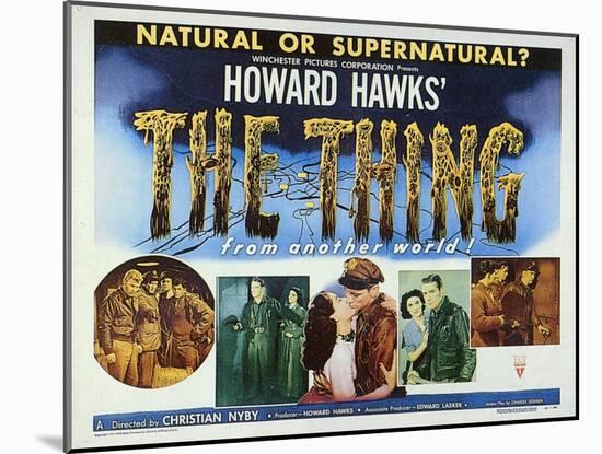 The Thing from Another World, 1951-null-Mounted Art Print