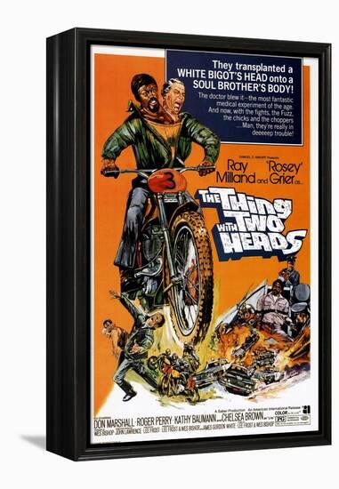 The Thing With Two Heads, Ray Milland, Rosey Grier, 1972-null-Framed Stretched Canvas
