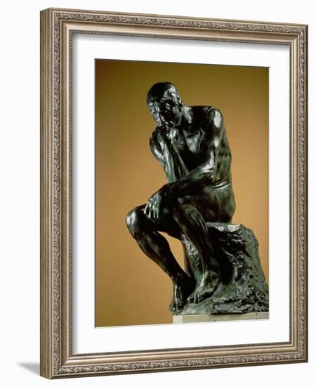 The Thinker, 1881-Auguste Rodin-Framed Giclee Print
