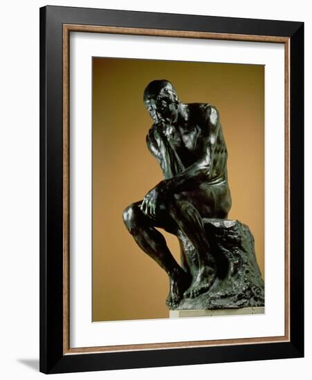 The Thinker, 1881-Auguste Rodin-Framed Giclee Print