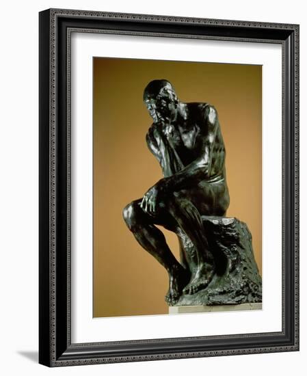 The Thinker, 1881-Auguste Rodin-Framed Giclee Print