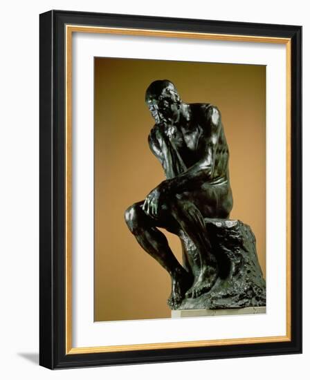 The Thinker, 1881-Auguste Rodin-Framed Giclee Print