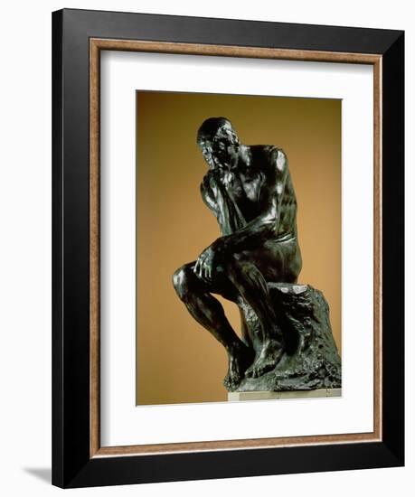 The Thinker, 1881-Auguste Rodin-Framed Giclee Print