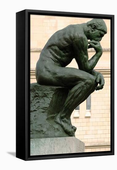 The Thinker, 1903, Sculpture by Auguste Rodin (1840-1917)-Auguste Rodin-Framed Premier Image Canvas