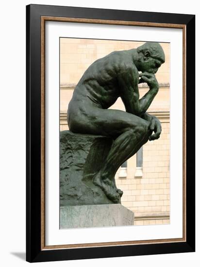The Thinker, 1903, Sculpture by Auguste Rodin (1840-1917)-Auguste Rodin-Framed Giclee Print