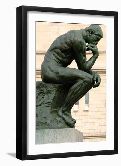 The Thinker, 1903, Sculpture by Auguste Rodin (1840-1917)-Auguste Rodin-Framed Giclee Print