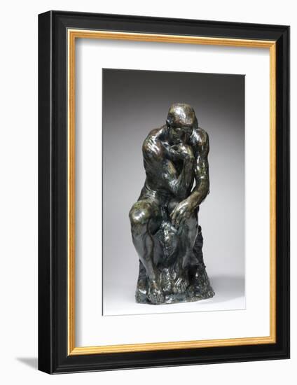 The Thinker, c.1880 (bronze)-Auguste Rodin-Framed Photographic Print