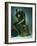 The Thinker, Le Penseur, Bronze with Black Patina, c.1880-1882-Auguste Rodin-Framed Giclee Print