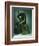 The Thinker, Le Penseur, Bronze with Black Patina, c.1880-1882-Auguste Rodin-Framed Giclee Print