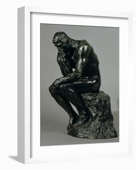 The Thinker (Le Penseur)-Auguste Rodin-Framed Giclee Print