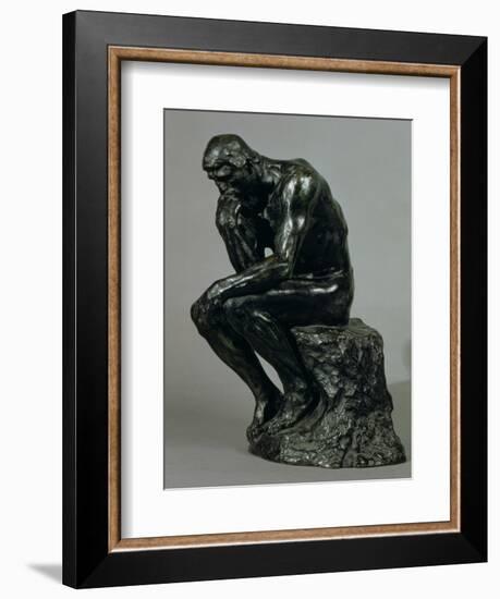 The Thinker (Le Penseur)-Auguste Rodin-Framed Giclee Print