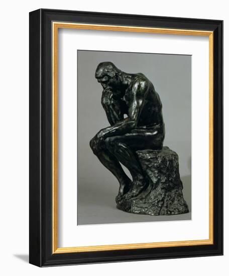 The Thinker (Le Penseur)-Auguste Rodin-Framed Giclee Print