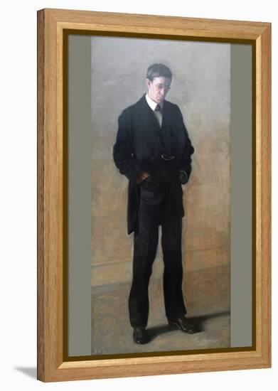 The Thinker - Louis N. Kenton-Thomas Cowperthwait Eakins-Framed Stretched Canvas