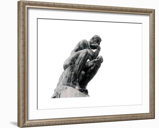 The Thinker-Auguste Rodin-Framed Art Print