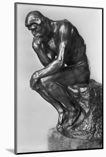 The Thinker-null-Mounted Photographic Print