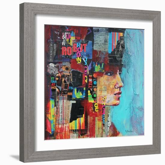 The Thinker-Sylvia Paul-Framed Giclee Print