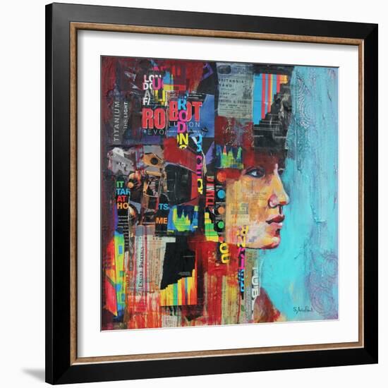 The Thinker-Sylvia Paul-Framed Giclee Print