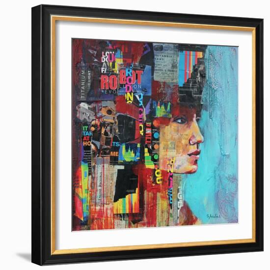 The Thinker-Sylvia Paul-Framed Giclee Print