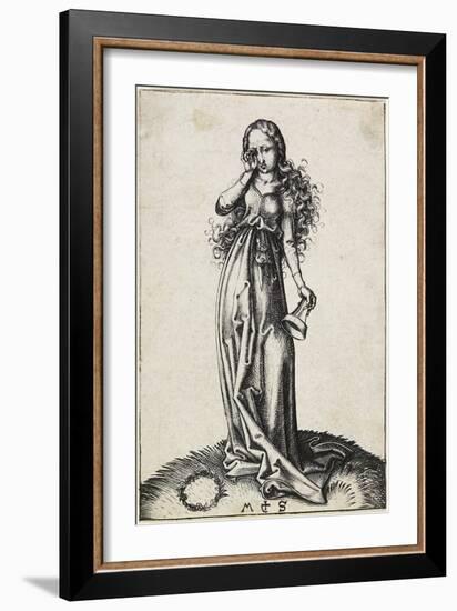 The Third Foolish Virgin, C. 1480-1488-Martin Schongauer-Framed Giclee Print