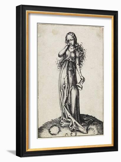 The Third Foolish Virgin, C. 1480-1488-Martin Schongauer-Framed Giclee Print