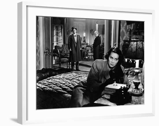 The Third Man, Alida Valli, Joseph Cotten, Paul Horbiger, 1949-null-Framed Photo