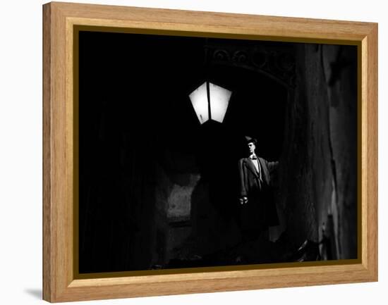 The Third Man, Joseph Cotten, 1949-null-Framed Stretched Canvas